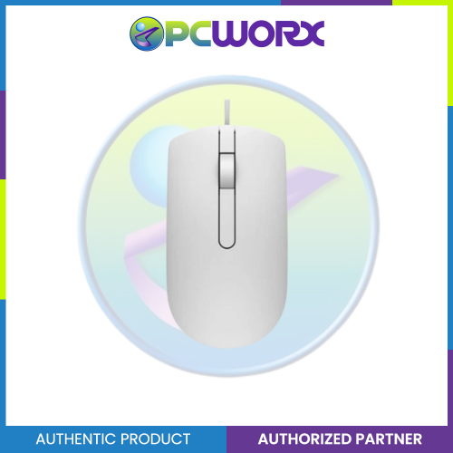Dell MS116 USB Optical Mouse White