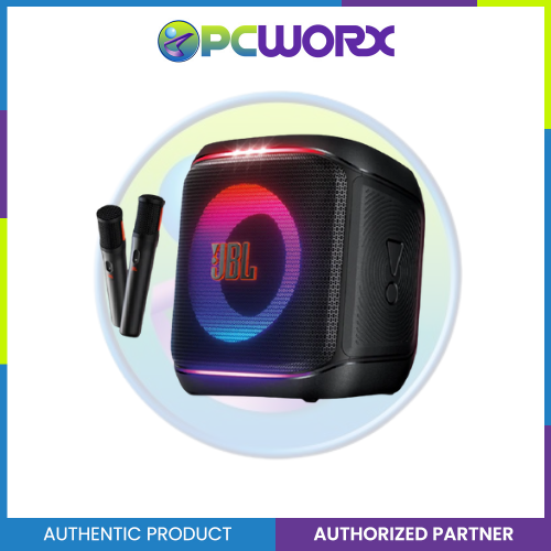 JBL Harman Partybox Encore 2 Portable Speaker w/ Microphone Black