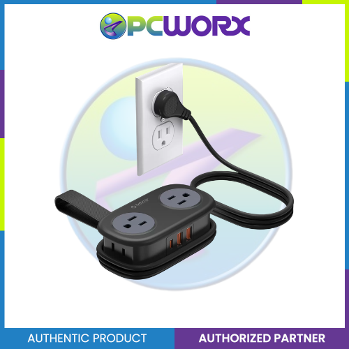 Orico AP3-4A2U1C-PRO-US-WH 7IN1 Travel Power Strip 1.5M
