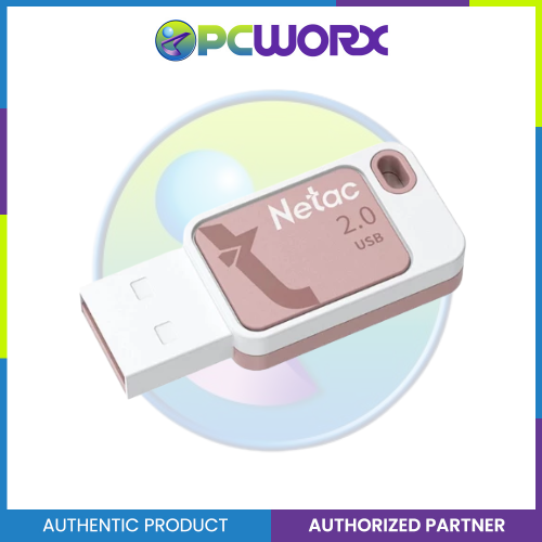 Netac NT03UA31N-016G-20BL UA31 16GB USB 2.0 Flash Drive Sky Blue/Warm Cherry Powder