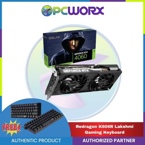 Galax NVIDIA® GeForce RTX™4060 46NSL8MD8LOC Galax EX 1 Click OC GDDR6 128Bit Graphics Card