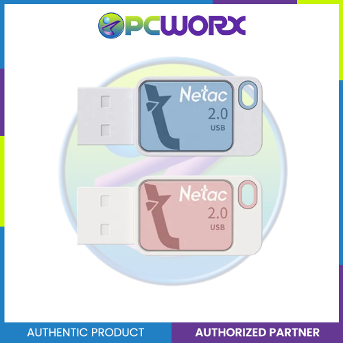 Netac NT03UA31N-016G-20BL UA31 16GB USB 2.0 Flash Drive Sky Blue/Warm Cherry Powder