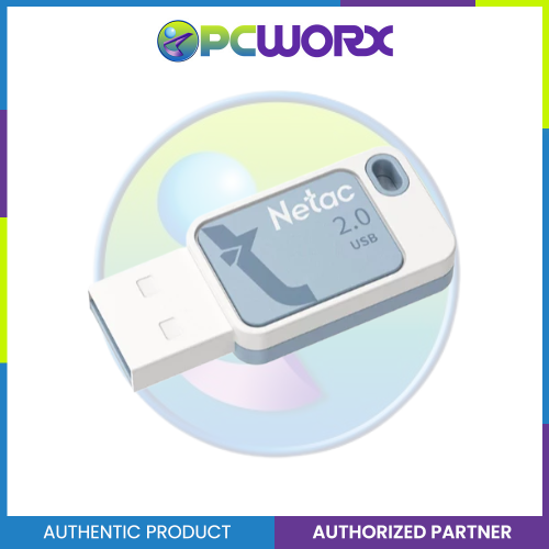 Netac NT03UA31N-016G-20BL UA31 16GB USB 2.0 Flash Drive Sky Blue/Warm Cherry Powder