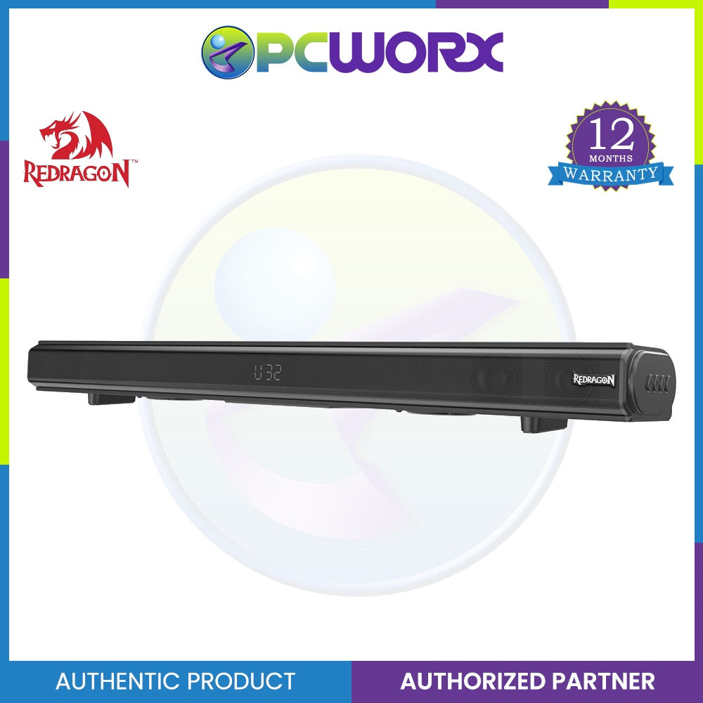 Redragon GS815 Janna Multi Soundbar - for Gaming/TV with BT 5.0/HDM/Opt/Aux/COAXIAL
