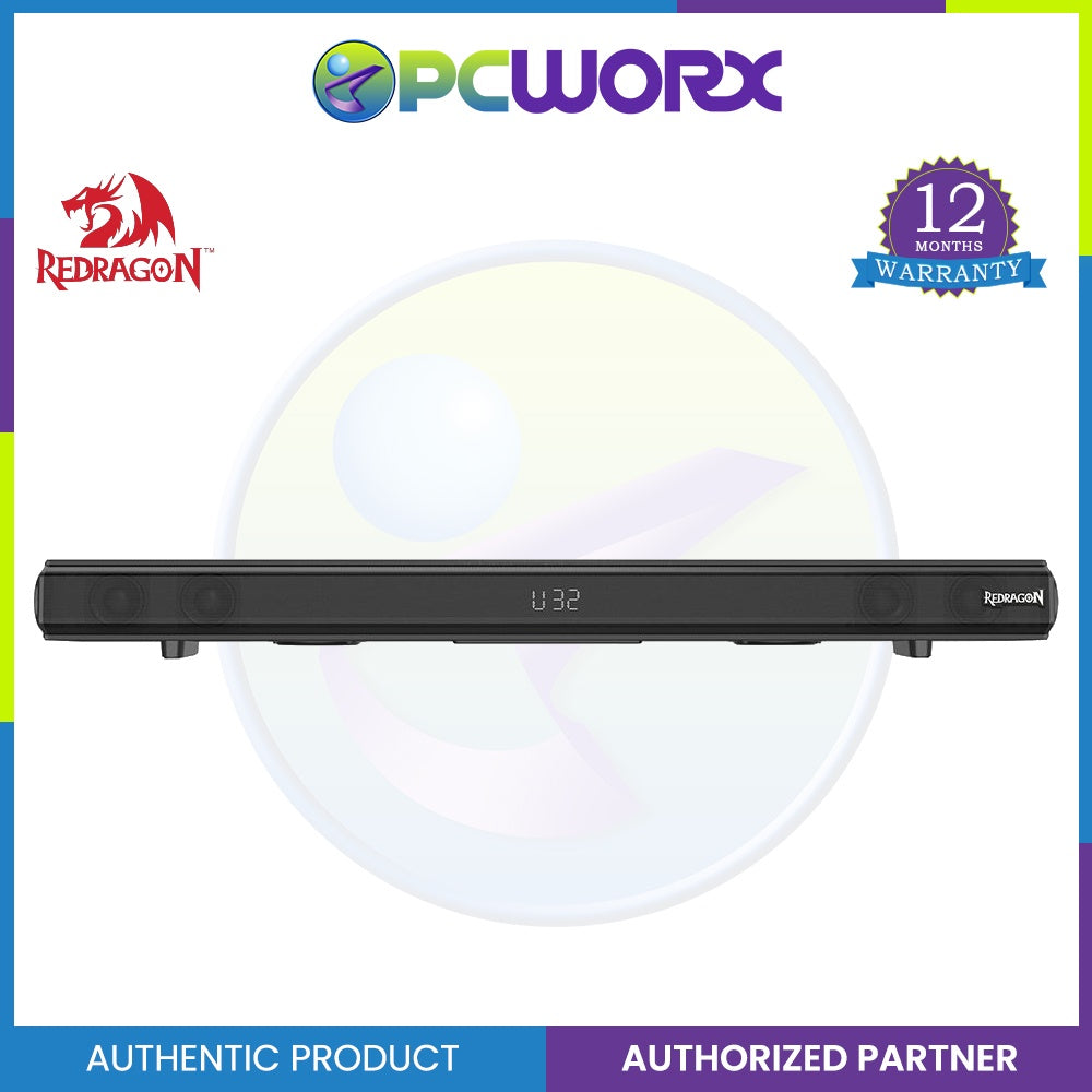 Redragon GS815 Janna Multi Soundbar - for Gaming/TV with BT 5.0/HDM/Opt/Aux/COAXIAL