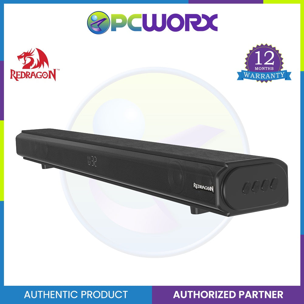 Redragon GS815 Janna Multi Soundbar - for Gaming/TV with BT 5.0/HDM/Opt/Aux/COAXIAL