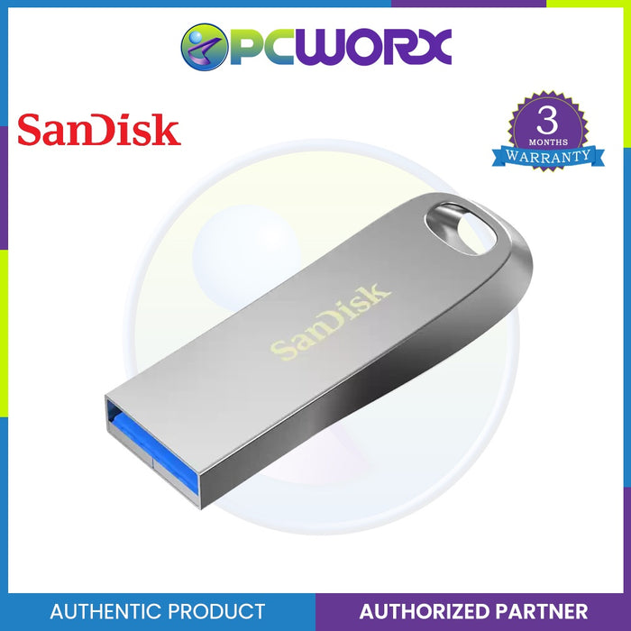 SanDisk 32GB/64GB/128GB/256GB/512GB Ultra Luxe™ USB 3.1 Gen 1 Flash Drive (SDCZ74)