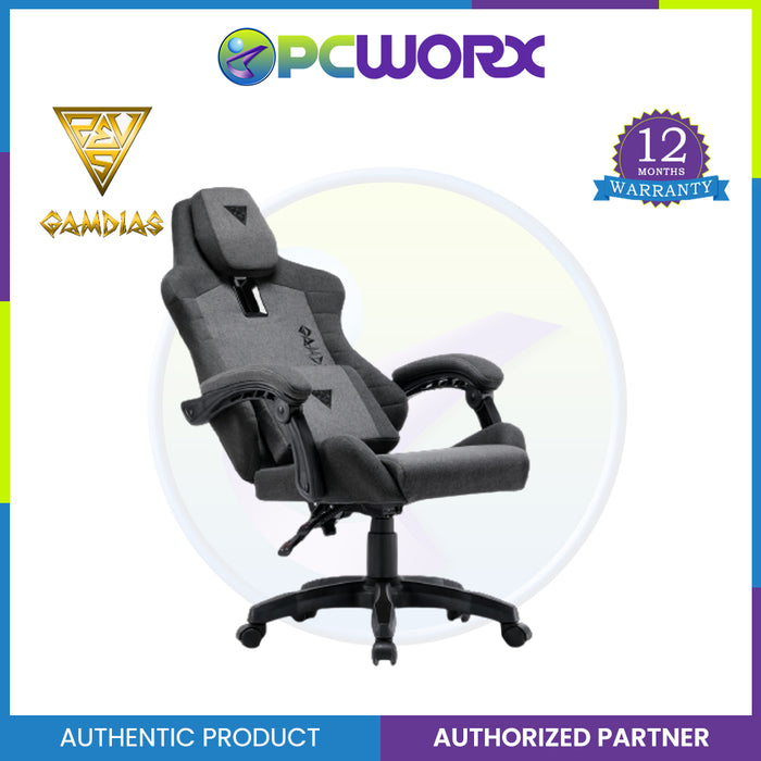 Gamdias Zelus E3 Weave  Gaming Chair Fabric Black