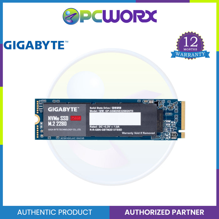 Gigabyte 256GB NVME M.2 2280 SSD