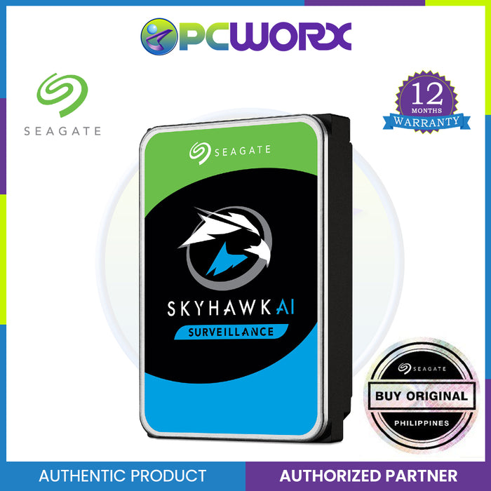 Seagate Skyhawk AI 10TB Video Internal Hard Drive HDD – 3.5 Inch SATAfor DVR NVR Security Camera