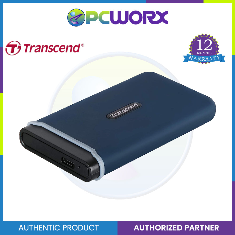 Transcend 250GB USB 3.1 Gen 2 USB Type-C ESD370C Portable SSD Solid State Drive