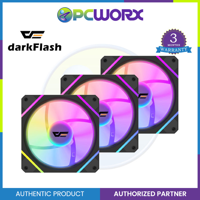 Darkflash DM12F 3in1 Combo 120mm Black