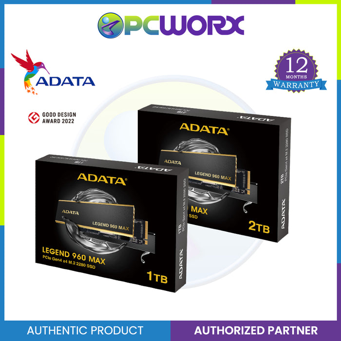 Adata LEGEND 960 MAX M.2 PCIe 4.0 X4 Solid State Drive