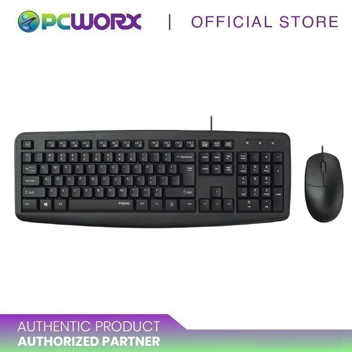 Rapoo X120 Pro/NX1600  Wired Keyboard And Mouse