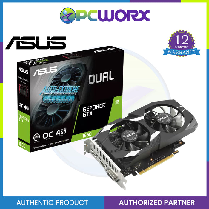 Asus NVIDIA® GeForce® GTX 1650 Dual OC V2 4GB GDDR6