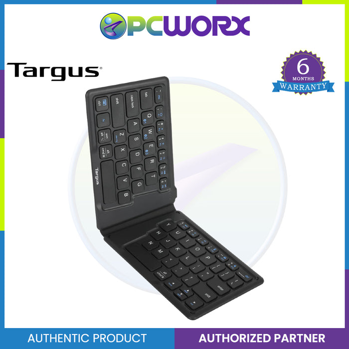 Targus AKF003 Ergonomic Foldable Bluetooth Antimicrobial Wireless Keyboard