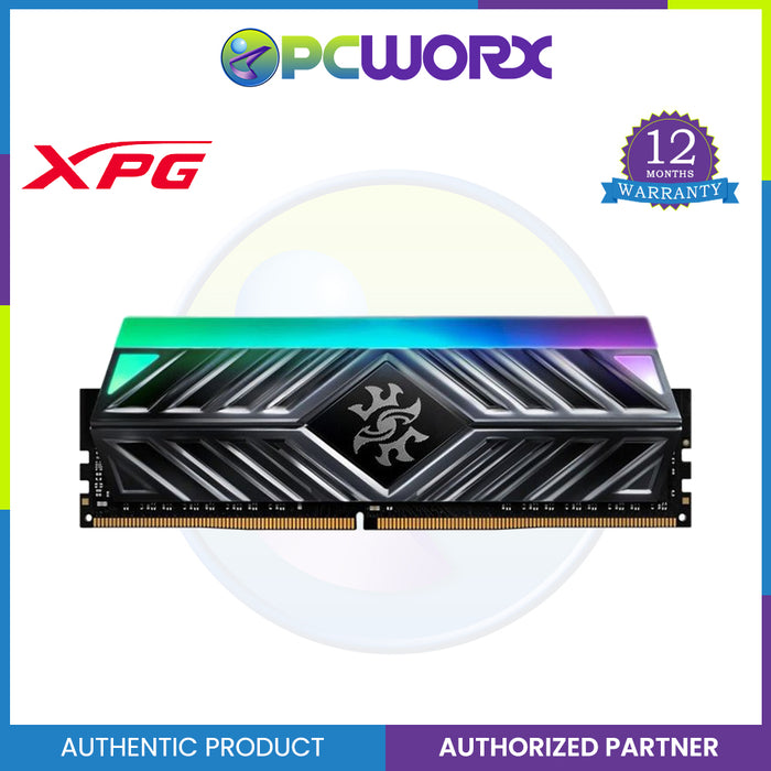 Adata XPG Spectrix D41 8GB 3200mHz DDR4 RGB Memory Module - AX4U32008G16A-ST41