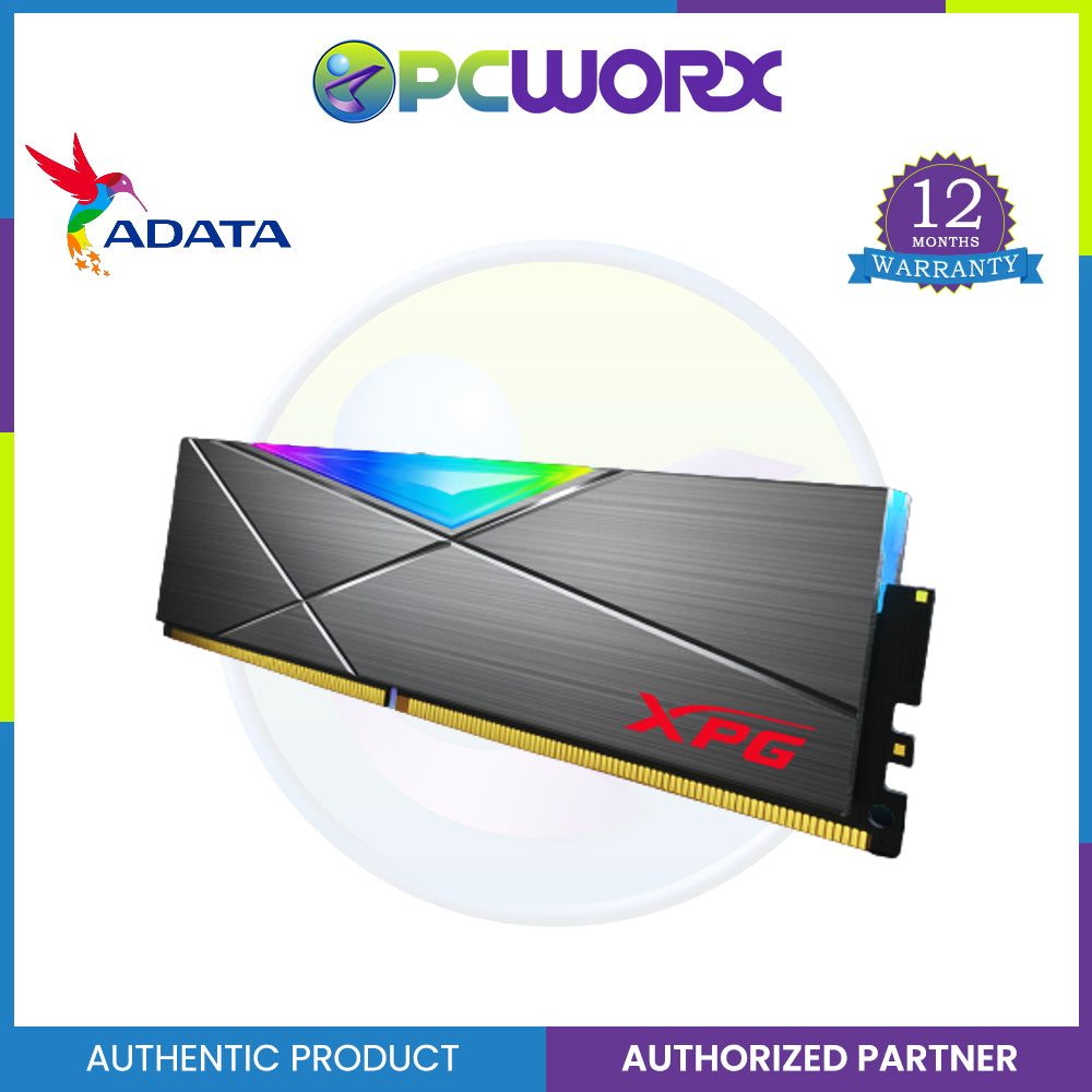 Adata SPECTRIX D50 DDR4 3600Mhz 16GB (2X8GB) RGB Memory Module (AD-AX4U36008G18I-DT50-BOX)