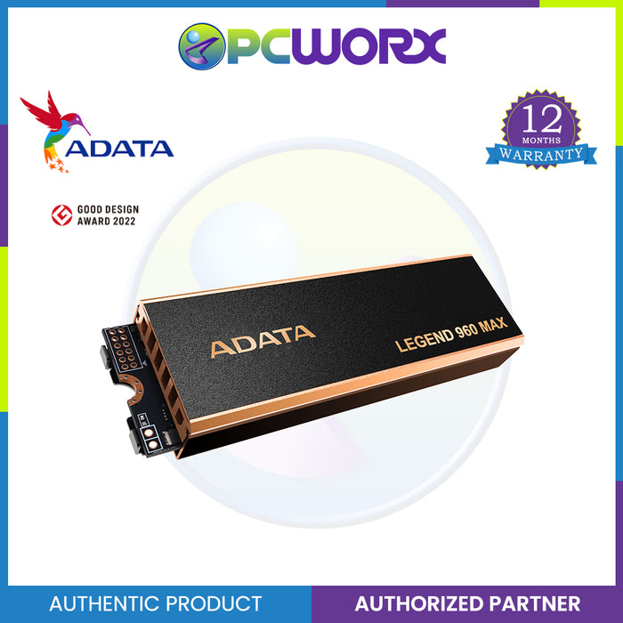 Adata LEGEND 960 MAX M.2 PCIe 4.0 X4 Solid State Drive