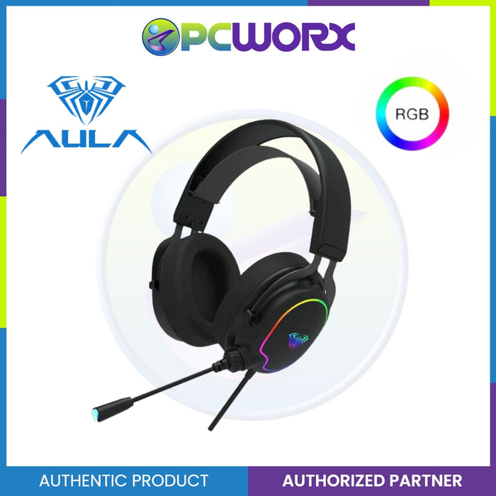 Aula F606 Wired Gaming Headset With Noise Cancelling Microphone