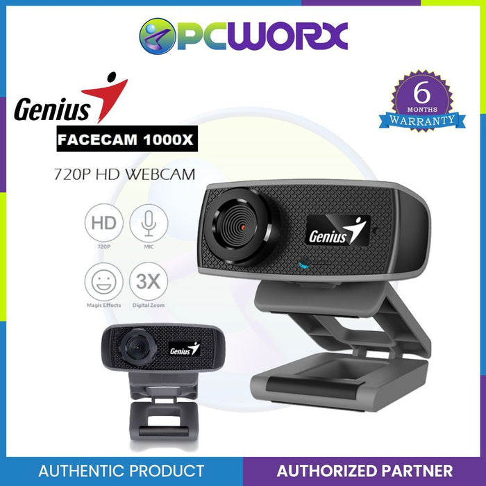 Genius FaceCam 1000X 720P HD Webcam