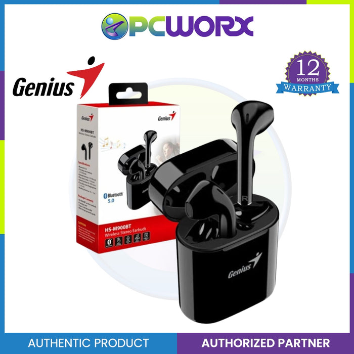 Genius HS-M900BT Bluetooth 5.0 Wireless Stereo Earbuds