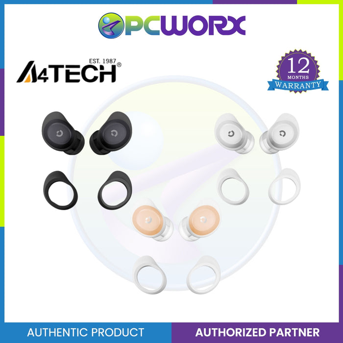 A4tech B27 2Drumtek True Wireless Earphone Bluetooth v5.2 Wireless Earphone