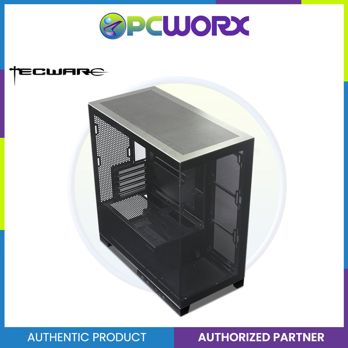 Tecware VX90M mATX Dual Tempered Glass Panoramic PC Case