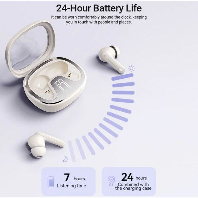 True Wireless Bluetooth Earbuds Air A01 Black/Beige | Wireless Earbuds