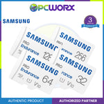 Samsung 32GB / 64GB / 128GB / 256GB PRO Endurance micro SD Memory Card for Video