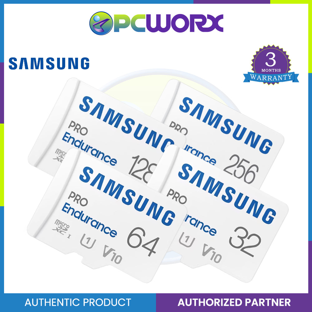 Samsung 32GB / 64GB / 128GB / 256GB PRO Endurance micro SD Memory Card ...