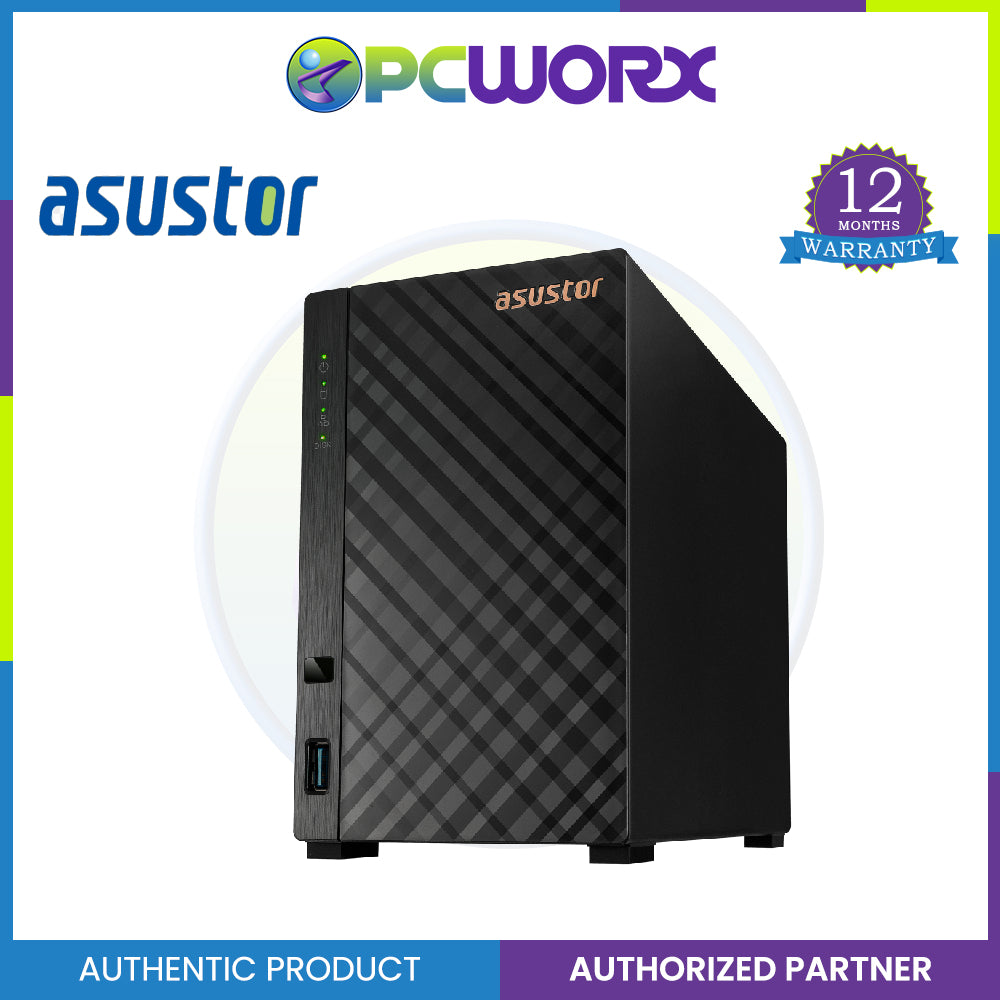 Asustor Drivestor AS1102T 1GB 2-Bay NAS – PCWORX