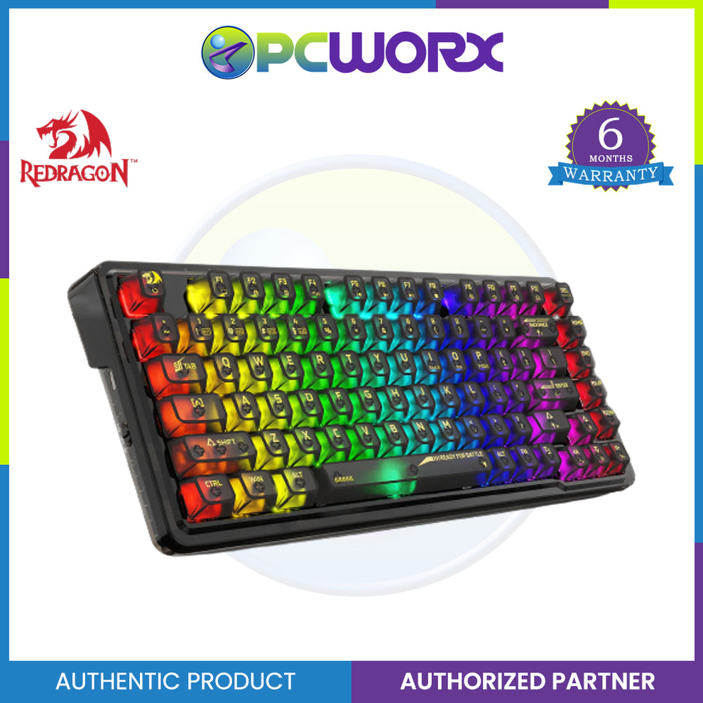 Redragon K649PY RGB Elf Black 75% Gasket Mechanical Keyboard