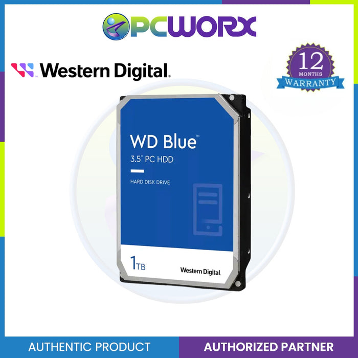 Western Digital WD10EZEX-00BBHA0 1TB 7200RPM 64MB SATA Hard Disk Blue | Wesrtern Digital 3.5 1TB HDD