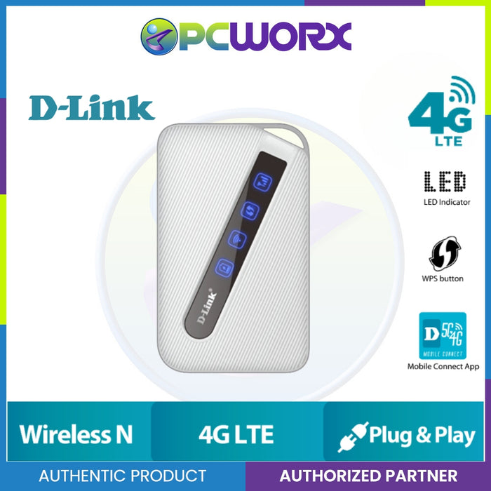 D-link DWR-930M 4G LTE Mobile Pocket Wifi Router/MiFi/Hotspot with Nano Sim Slot  up to 8 Devices