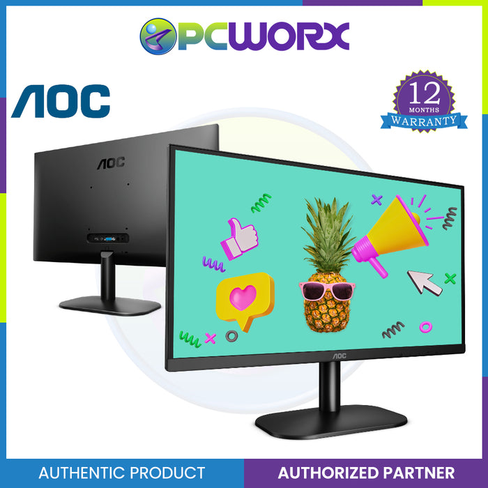 AOC 27B2H / 27B1H2 27" Vesa IPS 100Hz 4ms GTG FHD VGA/HDMI Monitor