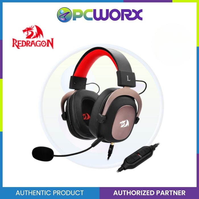 Redragon H510-1 Zeus-2 7.1 Wired Gaming Headset | Detachable Microphone