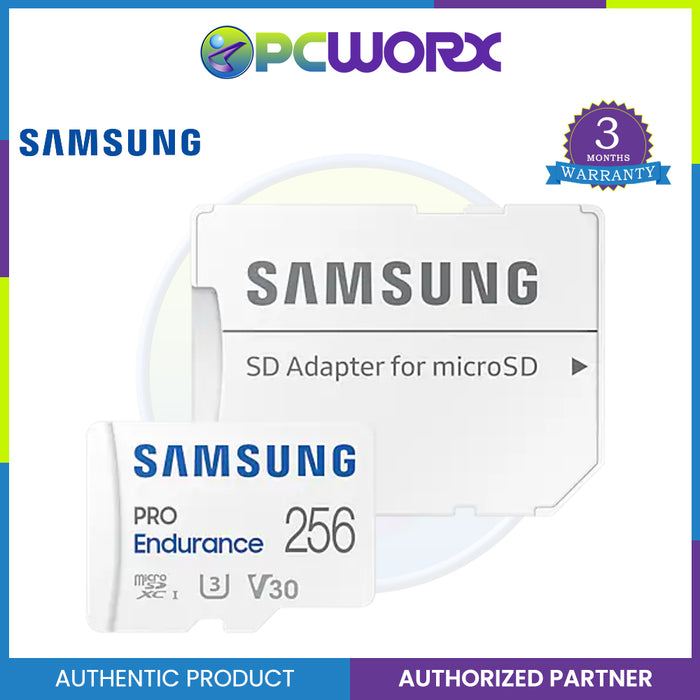 Samsung 32GB / 64GB / 128GB / 256GB PRO Endurance micro SD Memory Card for Video