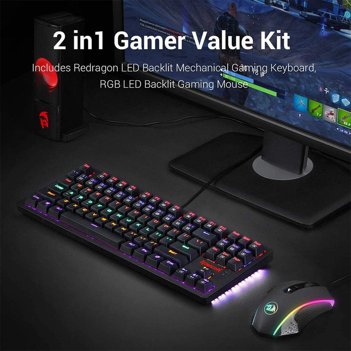 Redragon S113-KN 2-in-1 Esssential Gaming Keyboard and Mouse Combo