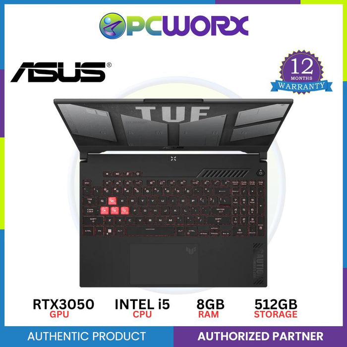 Asus TUF GAMING F15 15.6In 144HZ Core i5-12500H 8GB RAM 512GB SSD NVIDIA RTX3050 4GB Win11