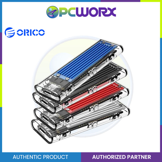 ORICO NVME M.2 to Type-C USB3.1 Gen2 10Gbps Transparent External Solid State Drive Adapter Enclosure