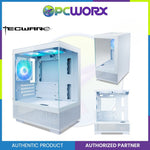 Tecware Infinity M2 Dual Tempered Glass mATX Case w/ 3x120mm ARGB Fans - Black | White
