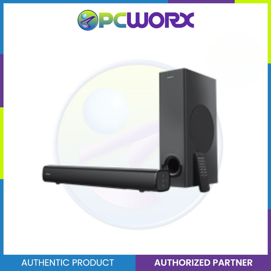 Creative MF8375 Speaker Stage V2 2.1 Black Soundbar w/Subwoofer Bluetooth 5.0 Wall Mountable Speaker