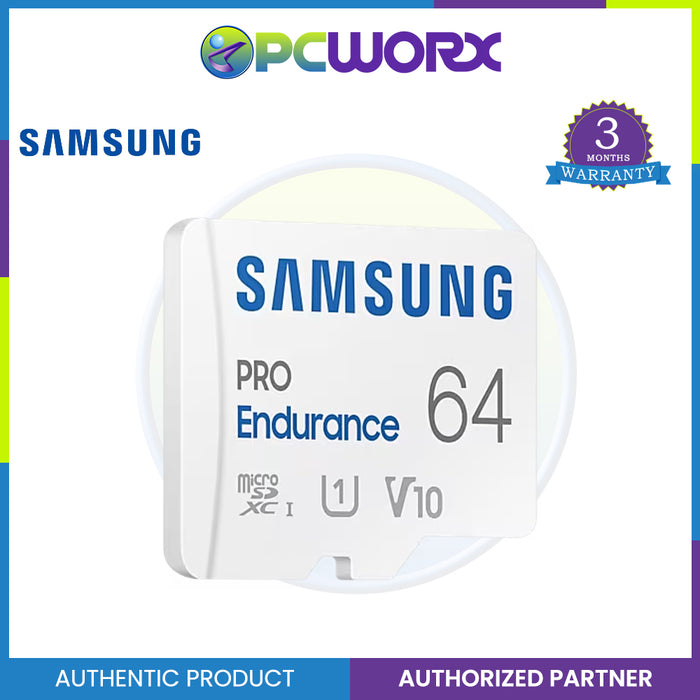 Samsung 32GB / 64GB / 128GB / 256GB PRO Endurance micro SD Memory Card for Video