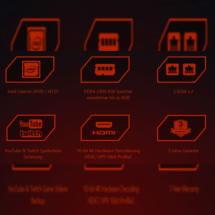 Asustor Nimbustor AS5304T 4GB 4-Bay NAS