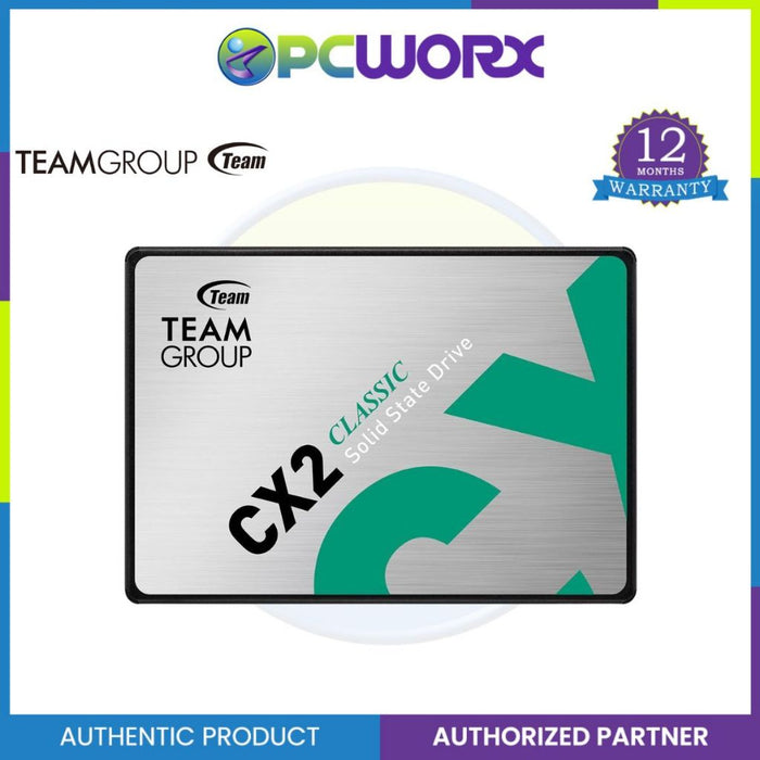 Team Group CX2 Classic 1TB | 512GB | 256GB SSD 2.5" Sata III 6Gb/s Solid State Drive