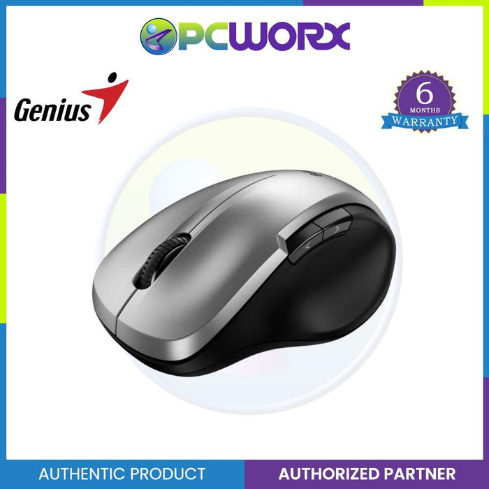 Genius Ergo 8200s Wireless Silent Mouse - Black | Chocolate | Purple | Iron Gray