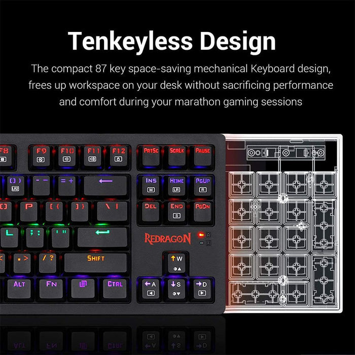 Redragon S113-KN 2-in-1 Esssential Gaming Keyboard and Mouse Combo