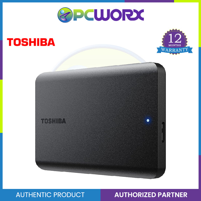 Toshiba Canvio Basics 1TB Portable External HDD - USB 3.2 for PC Laptop Windows and Mac External HDD