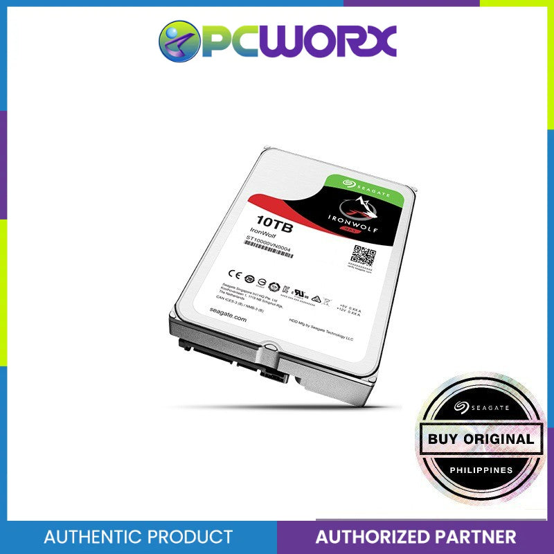 Seagate IronWolf 10TB 3.5-Inch 6Gb/s 7200RPM Internal SATA NAS Hard Drive